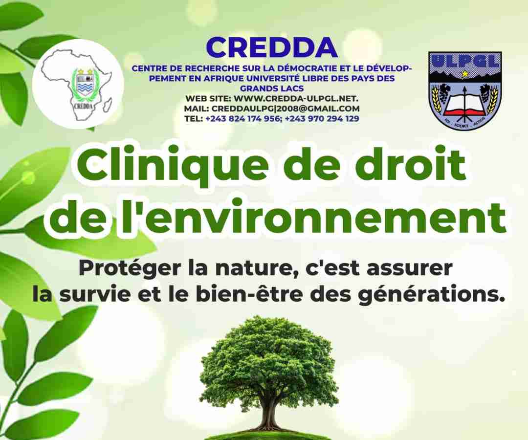 Rendre plus vert, écologique et durable l'Université Libre des Pays des Grands Lacs, ULPGL/Goma